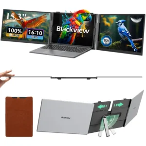 Blackview DCM8 Moniteur portable 15,3" IPS 16:10 1920×1200 USB-C PD 20V/5A TUV Low Blue Light - Noir