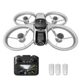 Mini Drone avec Caméra 720P HD Télécommande avec Écran pour Enfant Quadricoptère Hélicoptère RC avec 3 Batteries Cadeau pour Garçons