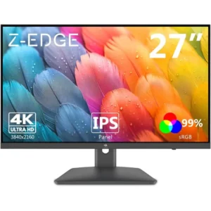 Ecran PC Gaming Z-EDGE U27P4K 27inch IPS 4K UHD (3840x2160), FreeSync Moniteur 16:9, 75 Hz, 5 ms