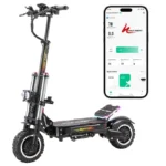 Trottinette Électrique Halo Knight T107 Pro 11'' Pneu de Route 3000W * 2 Double Moteur 60V 38.4Ah Batterie