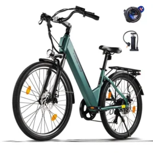AVDLEU Vélo Électrique 26" - Moteur 250W -Batterie 36V/12.8Ah - 25 km/h Max - 85KM Max - Shimano 7 vitesses